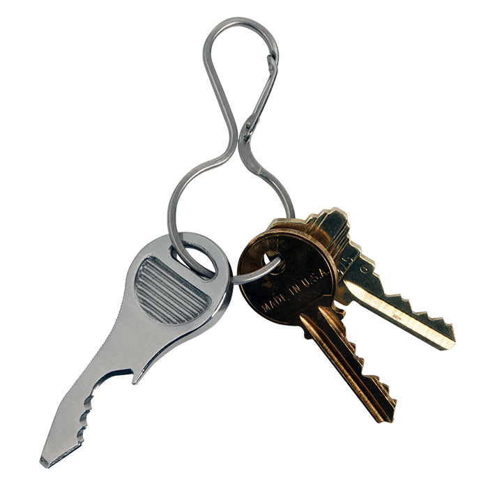 Outil de porte-clés Doohickey QuicKey Key Tool inox de Nite Ize