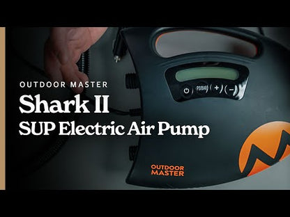 Pompe électrique Shark II d'Outdoor Master pour planche à pagaie gonflable