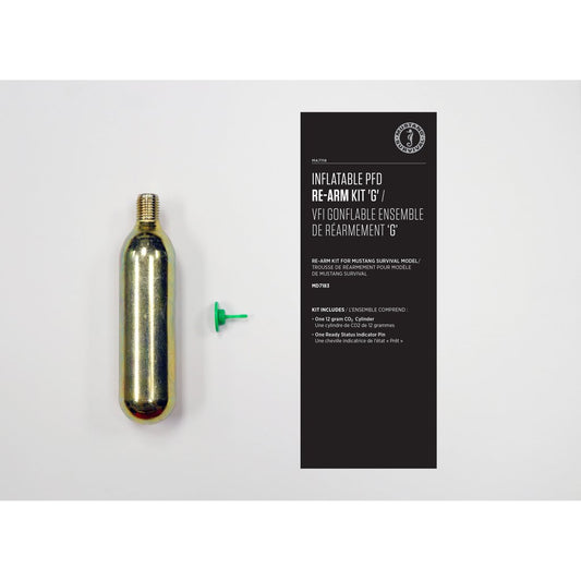 CO2 cartridge for Khimera hybrid PFD from Mustang Survival (MA7116)
